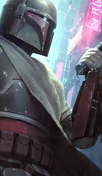 Android  iOS iphone Mobile Bounty Hunter Boba Fett Star Wars Free Live Wallpaper