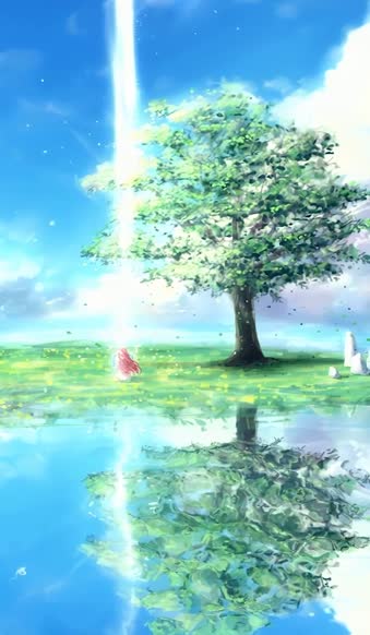 iPhone And Android Rin Shelter Anime Landscape Phone Live Wallpaper