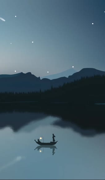 Stars  Lake Android  iPhone Live Wallpaper