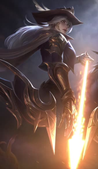 iPhone and Android High Noon Ashe League Of Legends Live Phone Wallpaper
