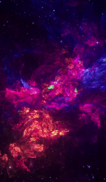 Nebula Zooming Stars Space Iphone Wallpaper