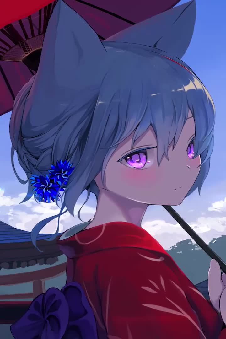 Download  Cat Girl anime wallpapers iphone