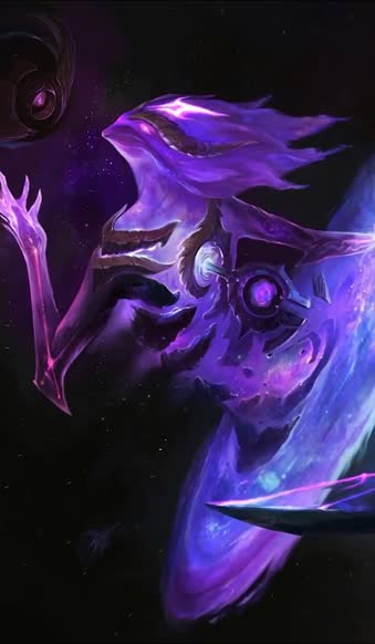 iPhone and Android Dark Star Orianna And Khazix League Of Legends Phone Live Wallpaper