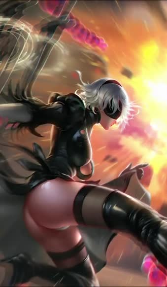 iPhone  Android Nier Automata Game Phone Live Wallpaper