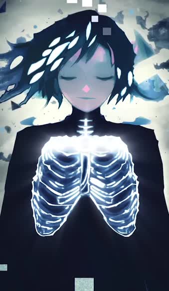 X Ray Girl For iPhone Wallpaper