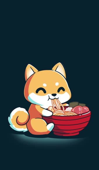 Live Phone Shiba Inu Japanese Ramen Wallpaper To iPhone And Android