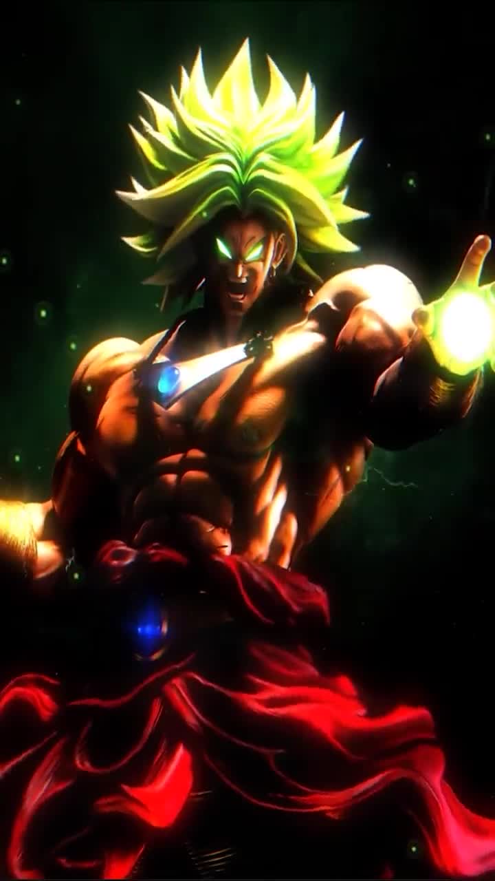 iPhone Android Broly Super Saiyan Dragon Ball Super Phone Live Wallpaper