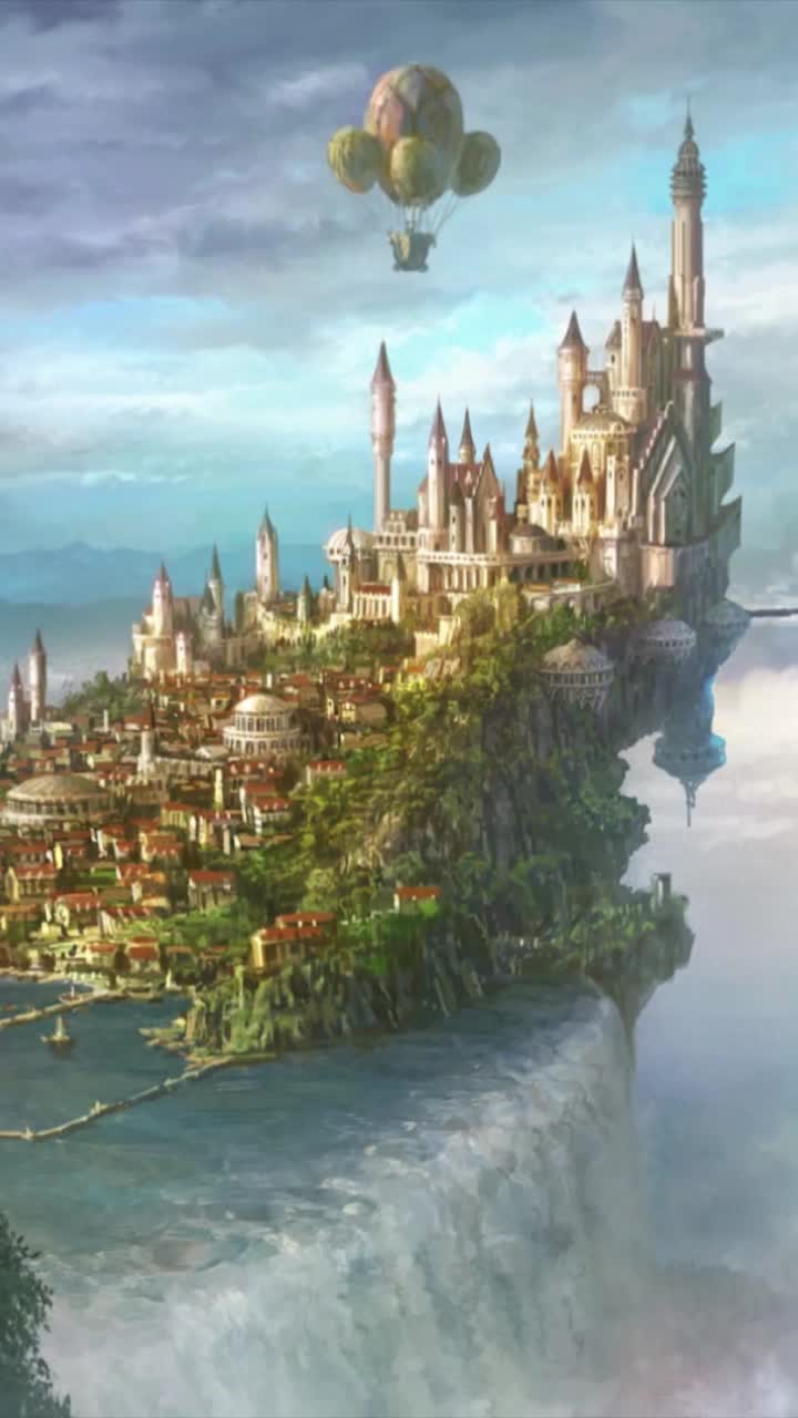 Download Live Phone Waterfall Palace Wallpaper To iPhone And Android