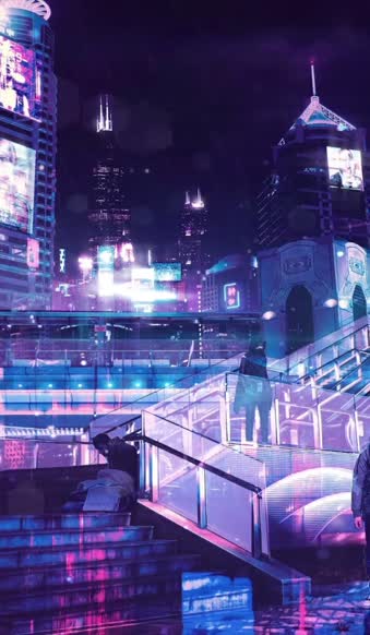 Live Phone Cyberpunk City Wallpaper To iPhone And Android