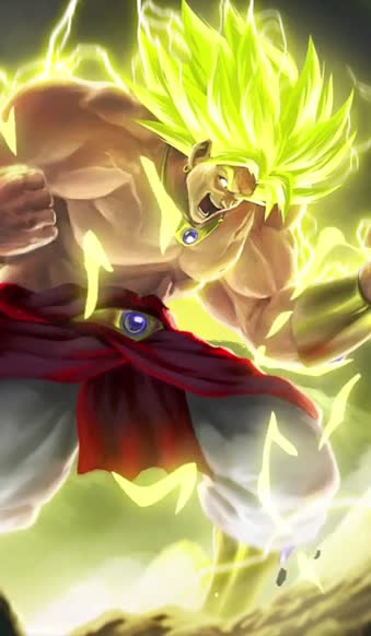 iPhone and Android Dragon Ball Super Broly Live Phone Wallpaper