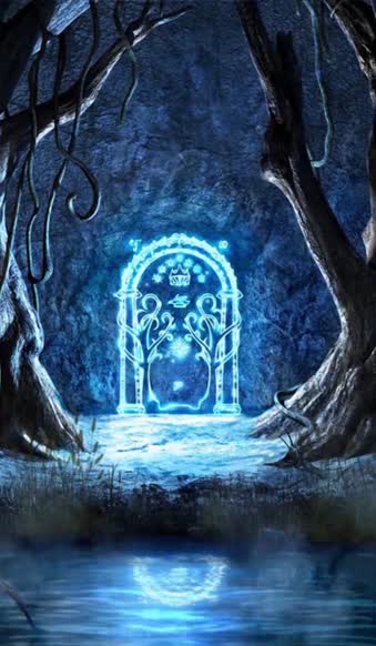 iPhone and Android Gate Of Moria Lord Of The Rings Live Phone Wallpaper