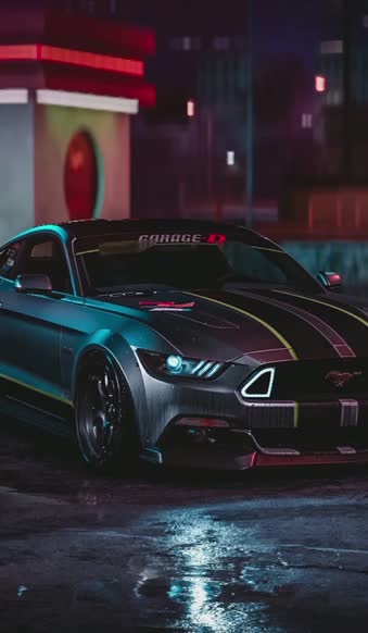 iPhone and Android Ford Mustang Gt Live Phone Wallpaper
