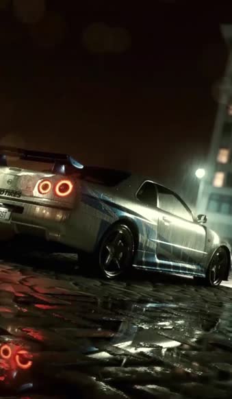 iPhone and Android Nissan Skyline R34 Live Phone Wallpaper