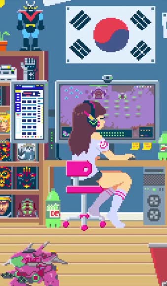 Live Phone DVa Pixel Art Wallpaper To iPhone And Android