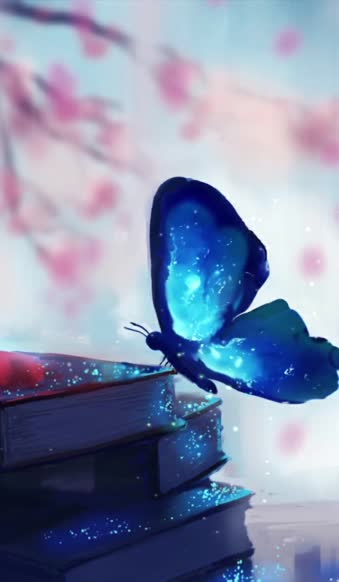 Live Phone Blue Butterfly Wallpaper To iPhone And Android