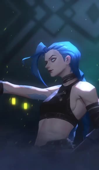 Jinx And Vi For iPhone Wallpaper
