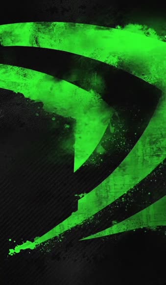 iPhone and Android Nvidia Logo Live Phone Wallpaper