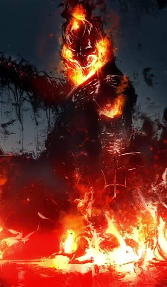 iPhone and Android Ghost Rider Hd Phone Live Wallpaper