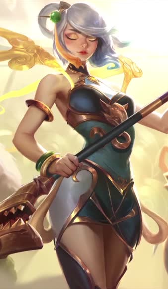 iPhone and Android Lunar Empress Lux League Of Legends Live Phone Wallpaper