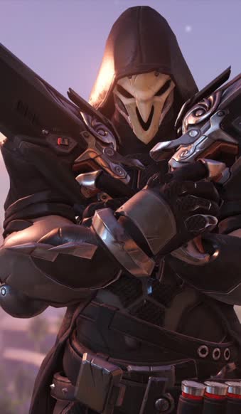 iPhone and Android Reaper Overwatch Live Phone Wallpaper
