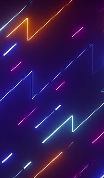 Cool Neon Lines iphone 12 pro wallpaper