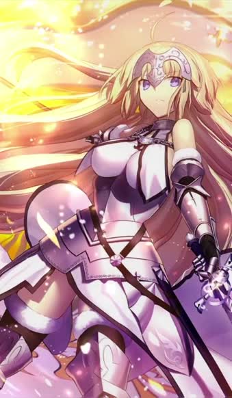 jeanne d arc fate grand order phone wallpapers cool anime