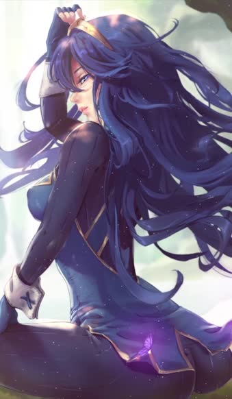 iPhone and Android Lucina Fire Emblem Live Phone Wallpaper