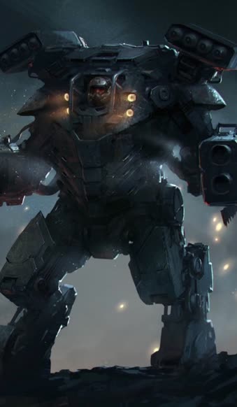 iPhone and Android Mech War Machine Live Phone Wallpaper