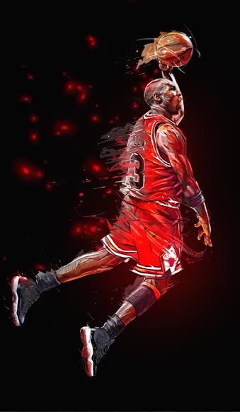 iPhone and Android Michael Jordan Space Jam Movie Phone Live Wallpaper