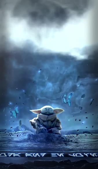 Android  iOS iphone Mobile The Mandalorian Baby Yoda Meditation Desktop Free Live Wallpaper
