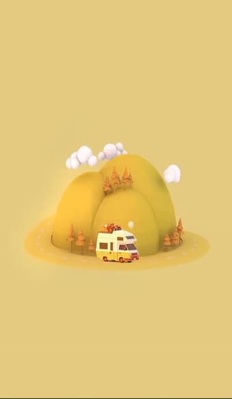 Android  iPhone Mountain Wagon Trip Live Wallpaper For Phone