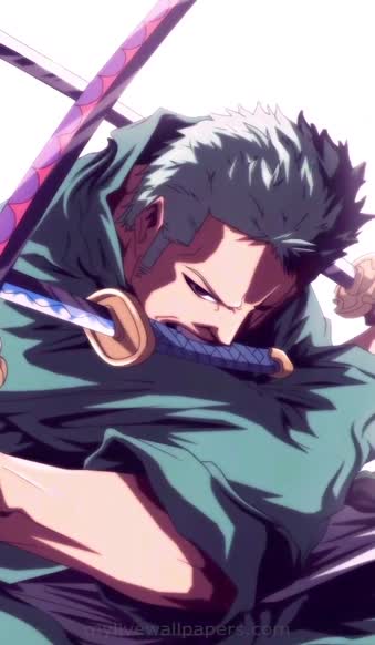 Iphone And Android Zoro One Piece Anime Phone Live Wallpaper