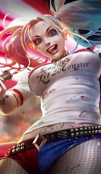 Android  iOS iphone Mobile Harley Quinn Free Live Wallpaper