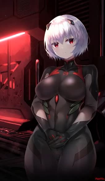 Android  iOS iphone Mobile Evangelion Rei Ayanami Free Live Wallpaper