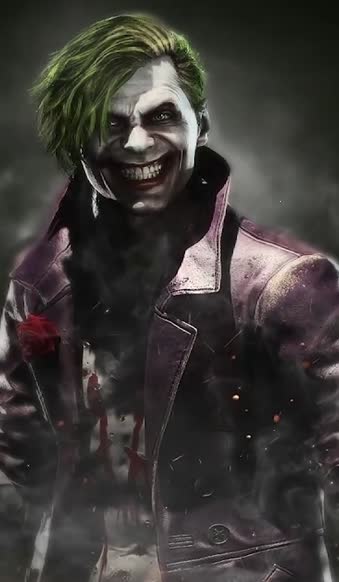 Iphone And Android Live Joker Knife Injustice 2 Phone Wallpaper
