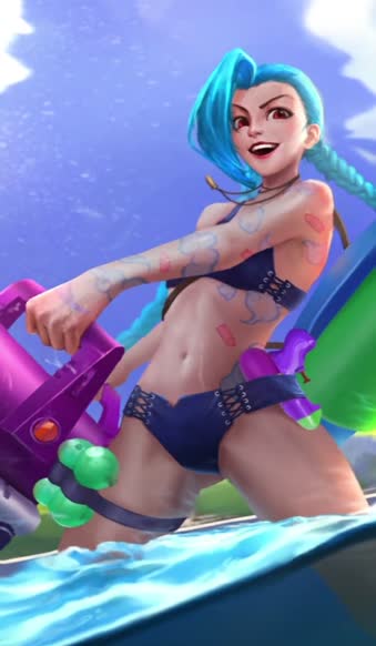 Pool Party Jinx For iPhone Wallpaper