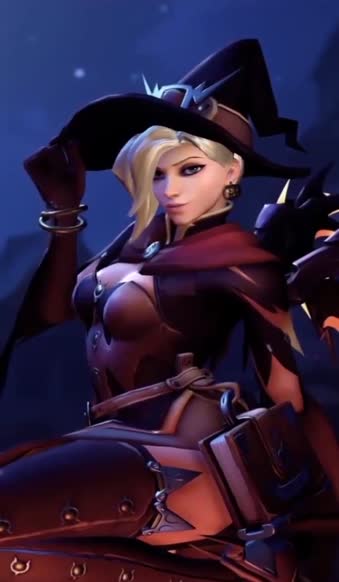 Live Cool Mercy Witch Overwatch Wallpaper To Iphone And Android