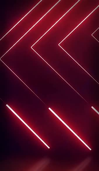 Android  iOS iphone Mobile Blue And Red Neon Lines Abstract Free Live Wallpaper