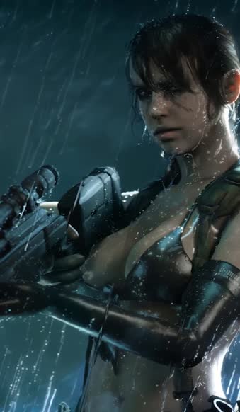 iPhone and Android Metal Gear Solid 5 Quiet Phone Live Wallpaper