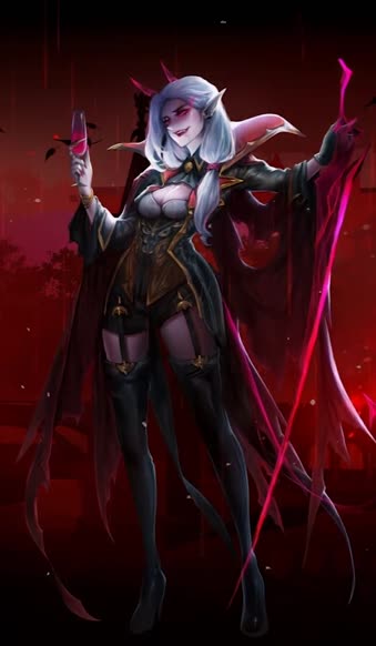 iPhone and Android Vampire Dark Countess Phone Live Wallpaper