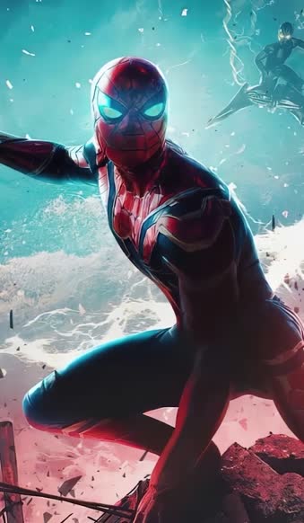 iPhone And Android Spiderman Tom Holland Comics Phone Live Wallpaper