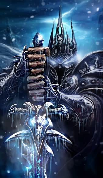 iPhone And Android The Lich King Warcraft Iii The Frozen Throne Phone Live Wallpaper