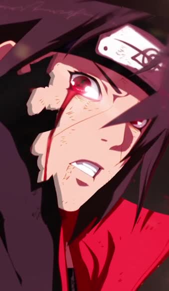 Iphone And Android Itachi Uchiha Flames Phone Live Wallpaper