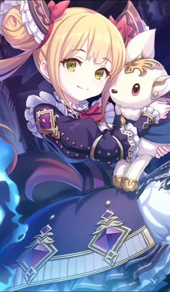 iPhone And Android 2d Princess Connect Redive Character Luna Phone Live Wallpaper