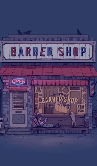 Live Phone Barbershop Wallpaper To iPhone And Android