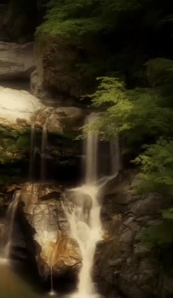 Romantic Waterfall Fall Wallpaper Iphone