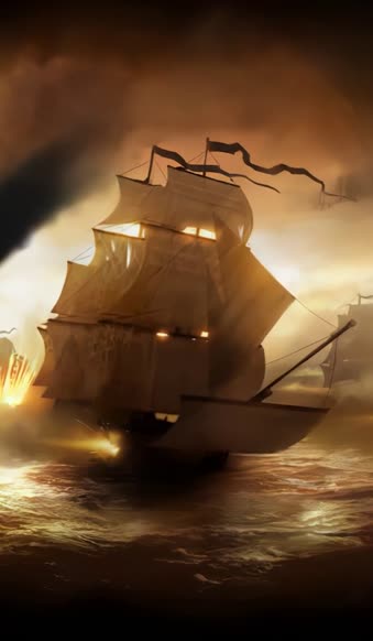 iPhone and Android Battle Ships Sea Battle Phone Live Wallpaper
