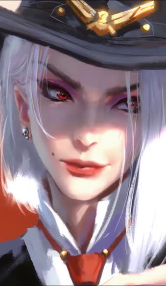 iPhone and Android Ashe Overwatch Cute Babe Phone Live Wallpaper