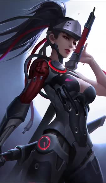 Android  iOS iphone Mobile Genji Overwatch Girl Warrior 4k Live Wallpaper