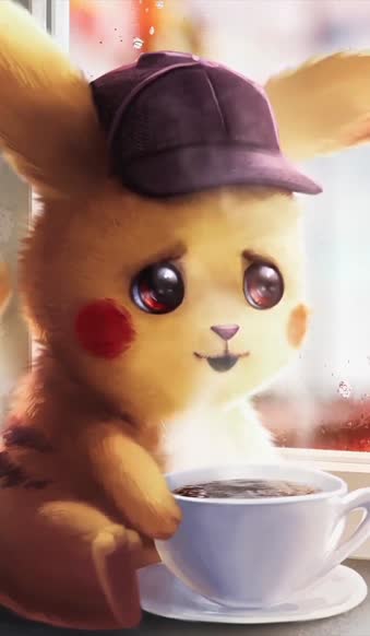 iPhone  Android Detective Pikachu Anime Free Phone Live Wallpaper